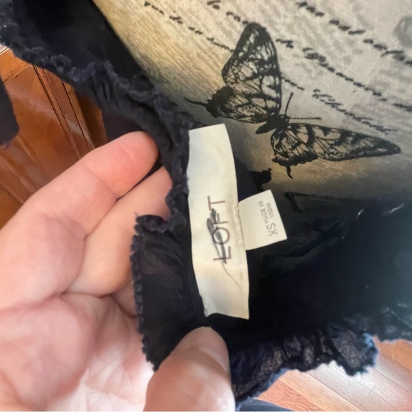 LOFT Black Mini Dress - Picture 6 of 6